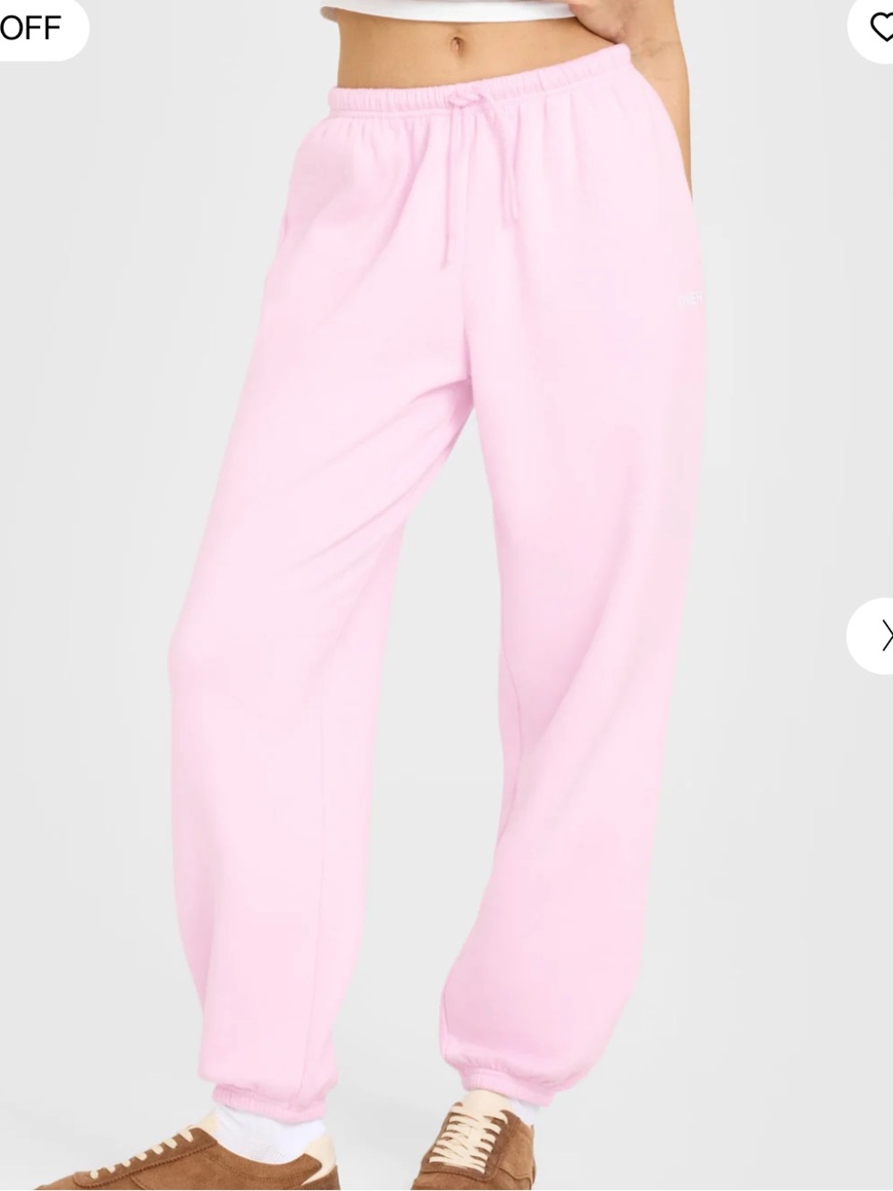 Oner Active Chalk Pink Mid Weight Relaxed Joggers Medium